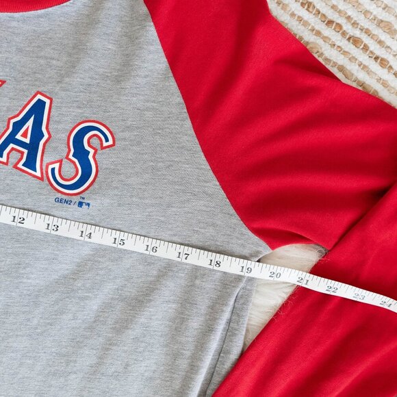 GENUINE MERCHANDISE TEXAS RANGERS HENLEY SHIRT YOUTH XL 18-20 - Picture 4 of 6